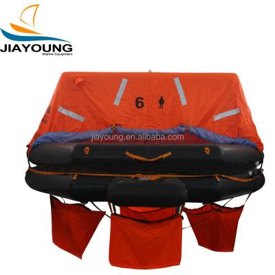 China Marine Life Saving 6 Person Ocean Safety Life Raft With CCS Certificate for sale