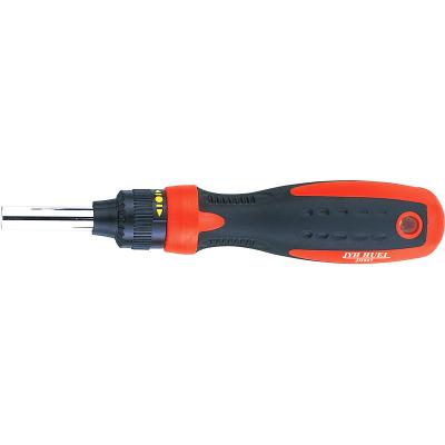 China Plastic Long High Torque Multi Function 1way Spiral Ratchet Screwdriver for sale