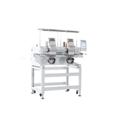 China Garment shops tajima embroidery machine 1202 parts two head embroidery machine portable embroidery machine en venta