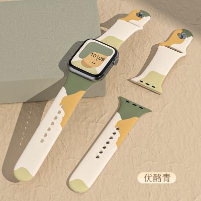 China W26+ Watch Strap 40mm/42mm Se Series 6 Light Silicone Watch Strap For HW22 HW16 T500 Watch for sale