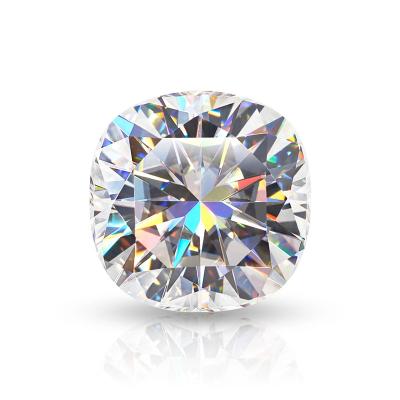 China Game or Fire ICE CAP Jewelry D-Color VVS1 GRA Certified Synthetic Moissanite Gemstone Wholesale Diamond White Cushion Cut Loose Moissanite for sale