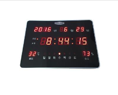 China INSTRUCTION LED Digital Clock with Temperature and Humidity for sale