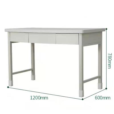 China Simplicity China Factory Good Quality Three Drawer Modern Study Desk Reading Table for sale