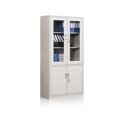 China Metal Manufacturers Cabinet Furniture Hot Sale Office 2 Door Adjustable Cupboard Steel Storage File (Size) for sale