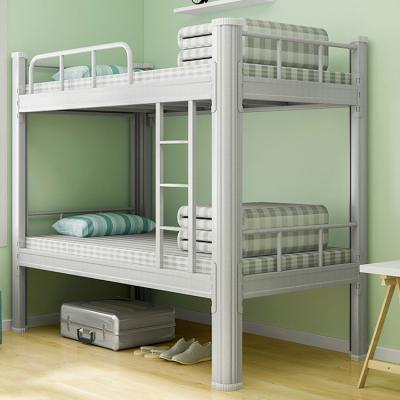 China Thickened Steel Plate Corrosion and Rust Preventio China Manufacturer New Product Thickened Bunk Bed Double Layer Steel Iron Frame Bed for sale