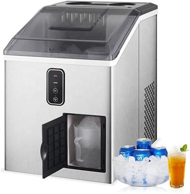 China RV 15kgs Water 1.8L Tank Large Ice Storage Machine 1100g Household Bin Ice Maker With Shaver for sale