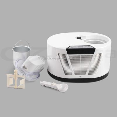 China Small Unold Mini Size Compressor Chilling Desktop Ice Cream Maker Lifestyle Commercial Basic Ice Cream Machine for sale