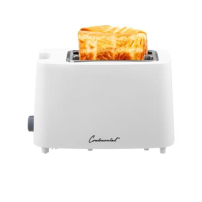 China Car cool touch with 6 temperature settings and extra wide toaster, 2 slices, white for sale