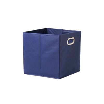 China Custom Price Collapsible Cheap Foldable Nonwoven Storage Box for sale