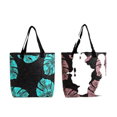 China 2018 High Quality Durable New Product Best Price Recycled Felt Tote Bag For Women for sale