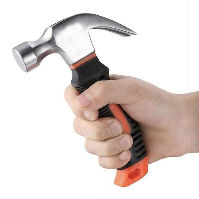 China Pick Hammer Mini Claw Hammer Car Safety Portable Glass Hammer Handle Rubber Hammer for sale