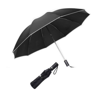 China Hit High End Portable Car Umbrella Multifunction 3 Fold Cloth Umbrella for sale