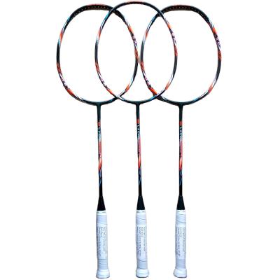 China Without Strings 9U 58g 30LBS Japan Factory Graphite Fiber Badminton Racket Badminton Rackets for sale