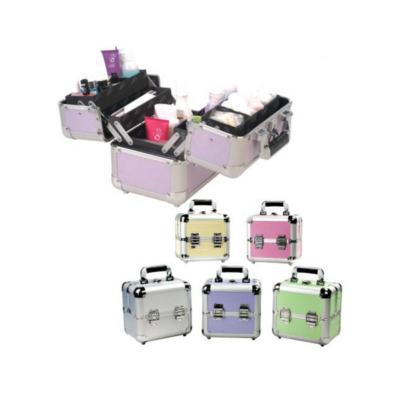 China Professional ENGLAND STYLE mini makeup train case makeup case with 4 trays inside manufacturer wholesales Winx Foshan, Guangdong, China for sale