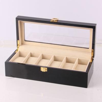 China Luxury Ready Stock 6 Grids Watch To Wear Wooden Wooden Case Watch Display Box Watch Box Luxury For Men From Foshan winxtan, Guangdong, China for sale