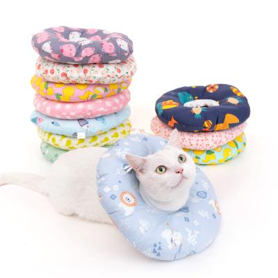 China Reflective Hot Selling Pet Products Pet Elizabethan Collar To Prevent Licking And Biting Cat Headgear Pet Collar for sale