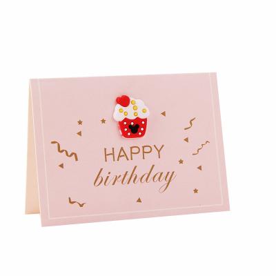 China Wholesale Custom Creative Funny Europe Valentine's Day Thank You Greeting Birthday Cards With Envelope for sale