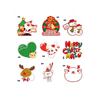 China Decorative Stickers Waterproof Christmas Gift Tags Die Cut Stickers for Gift Certificates Envelopes Boxes for sale