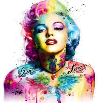 China Round Diamond 5d Cross Stitch Rhinestone Mosaic Painting Decor Diy Diamond Painting Marilyn Monroe Embroidery Full Square CLASSIC for sale