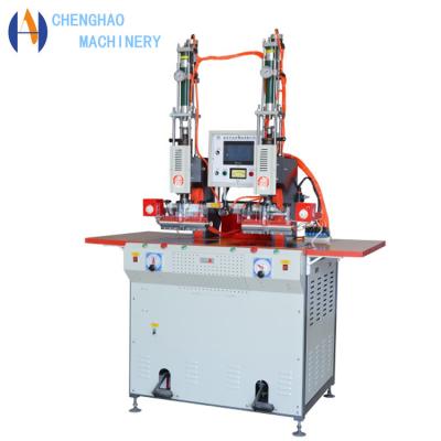 China Shoe High Frequency Shoe Upper Welding Machine For Shoes Upper Forming Two Stations On The Same Face High Frequency Welding Machine for sale