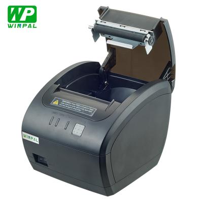 China WP230W 80mm Receipt Ticket Thermal Printers USB LAN Cutter Black Auto Position 3 Inch Thermal Printer for sale