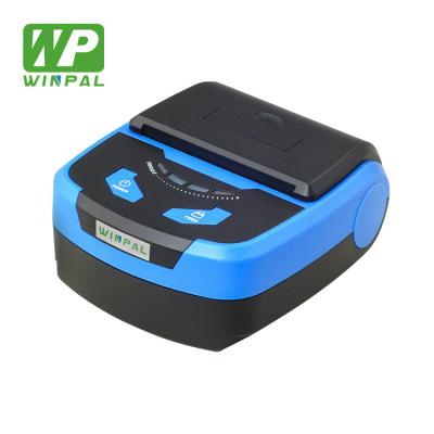 China Winpal black WP-Q3B mini 3 inch thermal mobile portable POS receipt printer with lights direction for sale