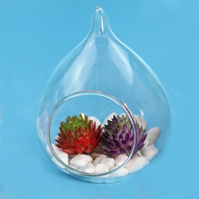 China China Micro Landscape Pot Globe Shape Mini Greenhouse Glass Socket Decoration for sale