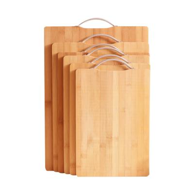 China Viable Kitchen Chopping Board Fruit Chopper Stall Solid Wood Bamboo Chopper for sale