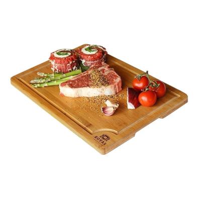 China Sustainable Natural Bamboo Kitchen Utensils Environmental Protection Wooden Cutting Board Cutting Board for sale