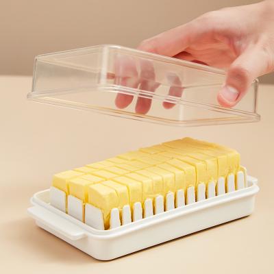 China Butter Cup Storage Box Cheese Storage Box Cutter Cheese Block Cutter Stocked Cooking Cutter for sale