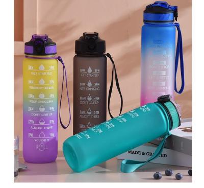 China Stored large capacity drink cup with straws, plastic cups for students in summer, portable outdoor sports water bottle pot for sale