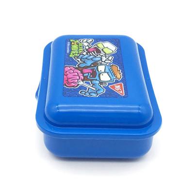 China Modern Small Benzo Children PP Snack Box Dishwasher Machine Washable Student Plastic Small Clamshell Box for sale