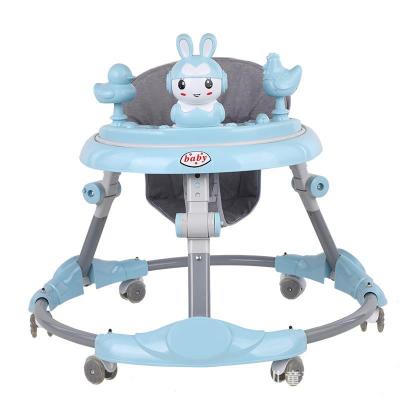 China Baby Toys Walkers Stroller Baby Folding Walker Anti-shake Baby Walker 6-18 Months Anti-0-type Car Walking Mute Leg for sale