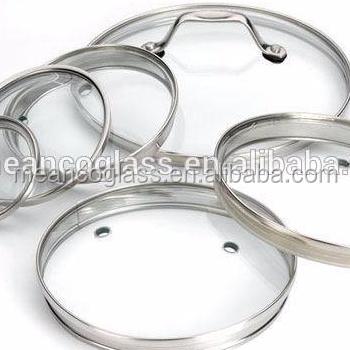 China STL viable type see tempered glass jar lid for cookware set for sale