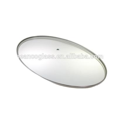 China Viable Glass Lids For Jars Pyrex Glass Lid For Cookware Tempered Glass Lid for sale