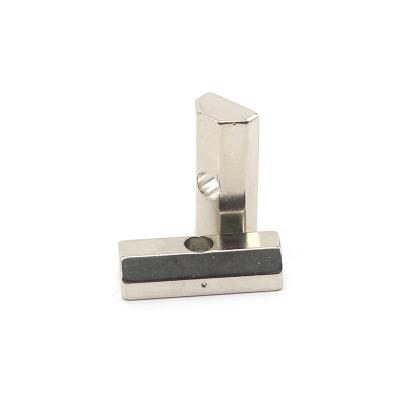 China Wholesale Industrial Magnet China Block Leg Countersunk Fit Magnet for sale