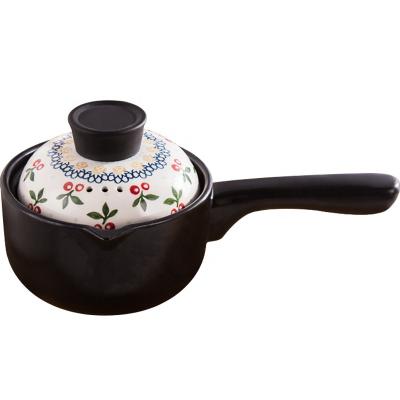 China Sustainable Long Shaft Milk Pot Sauce Pot With Lid Cover for sale