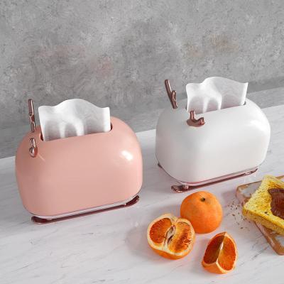 China Pumping Box Dormitory Cute Girl Case Light Deer Horn Restaurant Paper Tissue Box Student Home Living Wholesale Modern Storage for sale