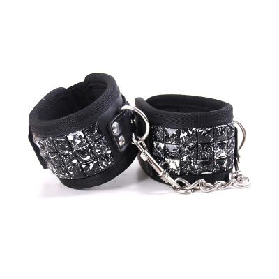 China BDSM Toys Alternative Toys Adult Products Female Handcuffs Bead Square Handcuffs Chain For Couples for sale