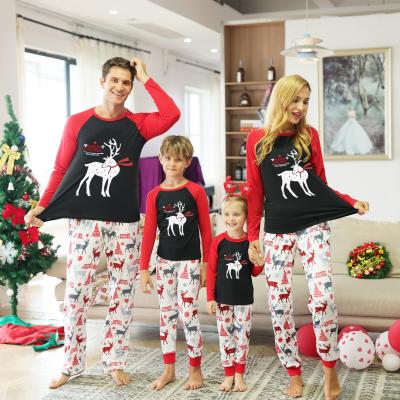 China Drop Shipping Fashion Men's Wear Women's Wear Breathable Long Sleeve Parent-child Suit Home Clothes Christmas Pajamas for sale