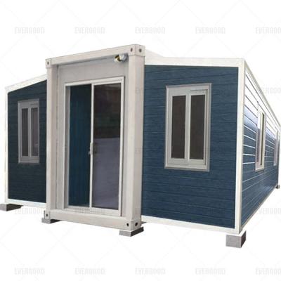 China Luxury Low Cost Small 20ft Residential Modular Flat Pack Expandable Container Home Modern Design Low Cost for sale