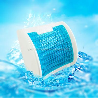 China Cooler Memory Back Pillow Gel Lumbar Support Back Pillow For Summer for sale