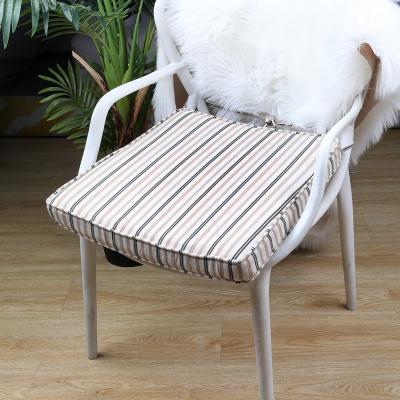 China Hotel Japanese Single Soft Clearance Stripe Chair Cushion for sale