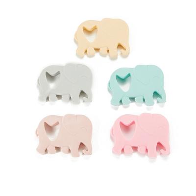 China 100%food grade silicone Baby Teethers Elephant Fruit Chew Baby Sea Animal Educational Toy Box Carton Food Grade Sensory Safe Set Gift Silicone Teether for sale