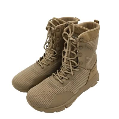 China Breathable Men Black Desert Boots Brown Wear Resistant Lightweight Tactical Combat Boots for sale