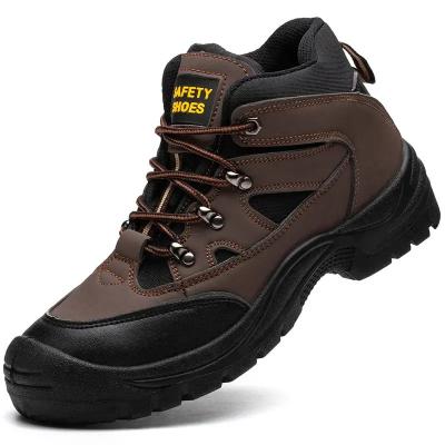 China Steel Toe Factory Hiking Shoes Lightweight Safety Shoes For Men's Comfortable Durable Leather Sole Steel Toe Construction Worker PU for sale