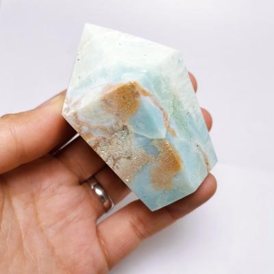 China Natural Europe Gemstone Spheres Healing Stone Crystal Baby Blue Calcite Caribbean Ball For Gift Home Decoration for sale