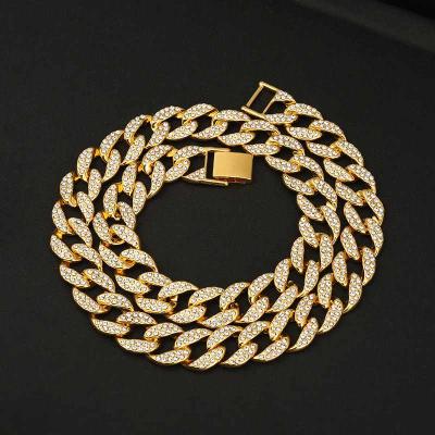 China Trendy Luxury Metal Chain Necklace Punk Fashion Hip Hop Necklace Custom Chain Jewelry For Men for sale