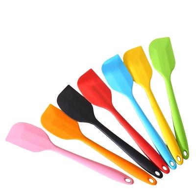 China Hot Selling Viable High Quality Silicone Spatula High Temperature Silicone Butter Spreader Kitchen Silicone Tools Resistance for sale