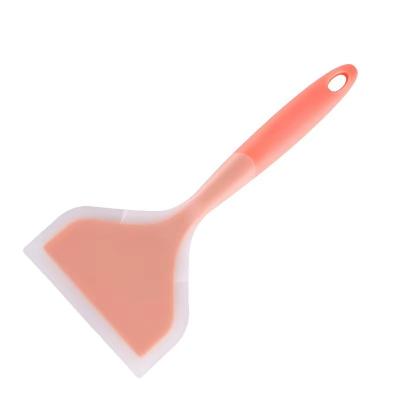 China Viable Customize High Quality Turner Scrapers Cookware Silicone Kitchen Pancake Shovel Spatula Set for sale